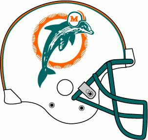 Miami Dolphins 1989-1996 Helmet Logo iron on transfers for clothing